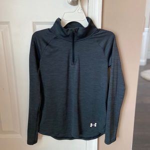 Youth Girls Under Armour Athletic Quarter-Zip